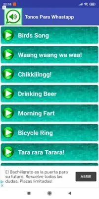 Ringtones For Whatsapp android App screenshot 6